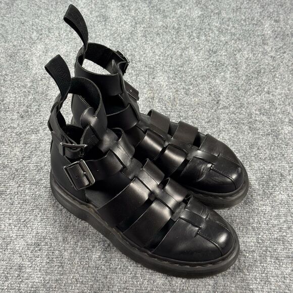 Dr Martens Men EU 41/ US 8 Geraldo Tall Leather Strap Chunky Platform Sandals main image 8